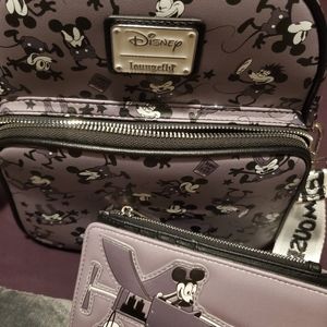FINAL ⬇️Loungefly disney mickey plane crazy set